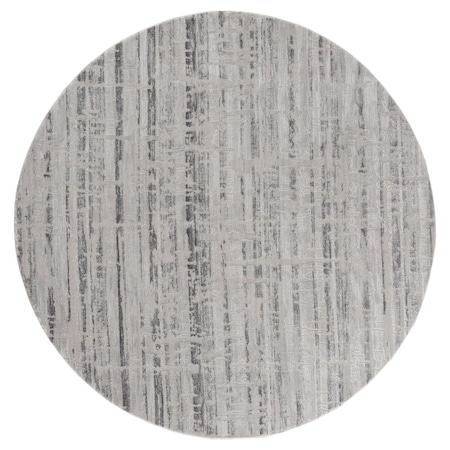 Manmade Cascades Rainier Multi Color Round Rug; 7 ft. 10 in. MA3080051